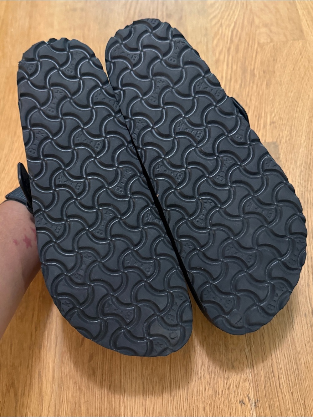 Birkenstock 38 Black EVA Boston Slip On Clogs Medium Narrow Width - Picture 6 of 10